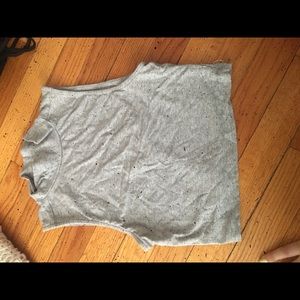 Grey turtleneck crop top !